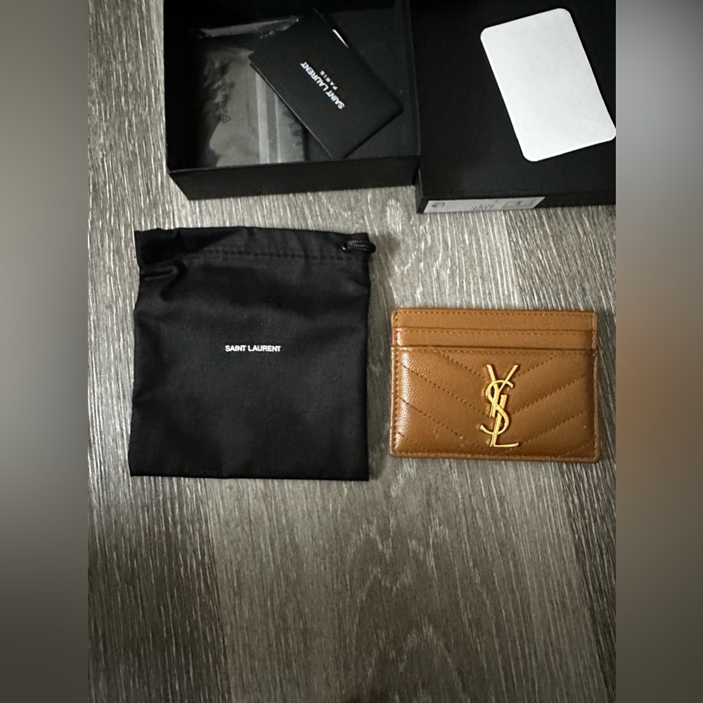 YSL women’s card case (wallet)
